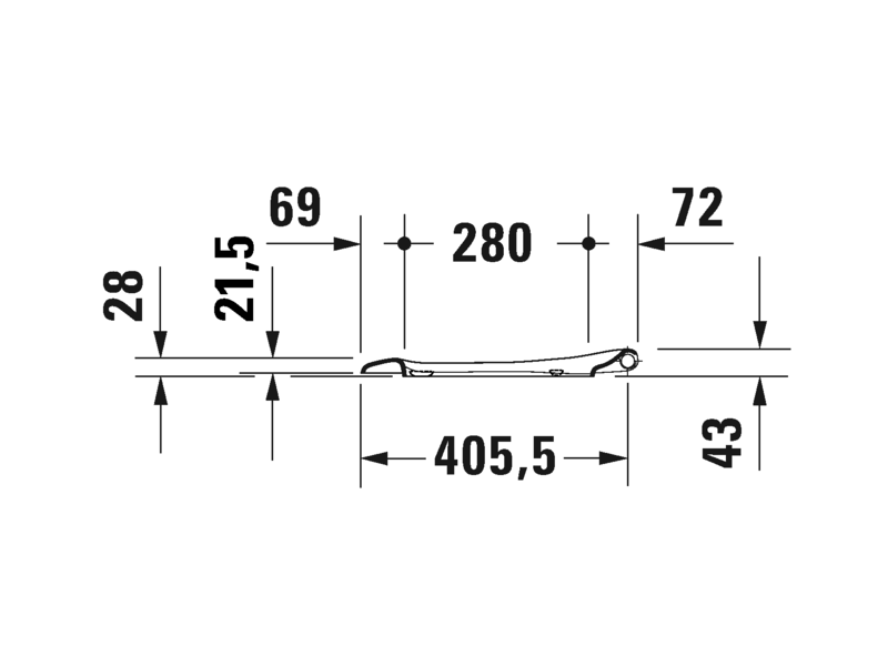 Duravit Starck 3 hæglokandi seta