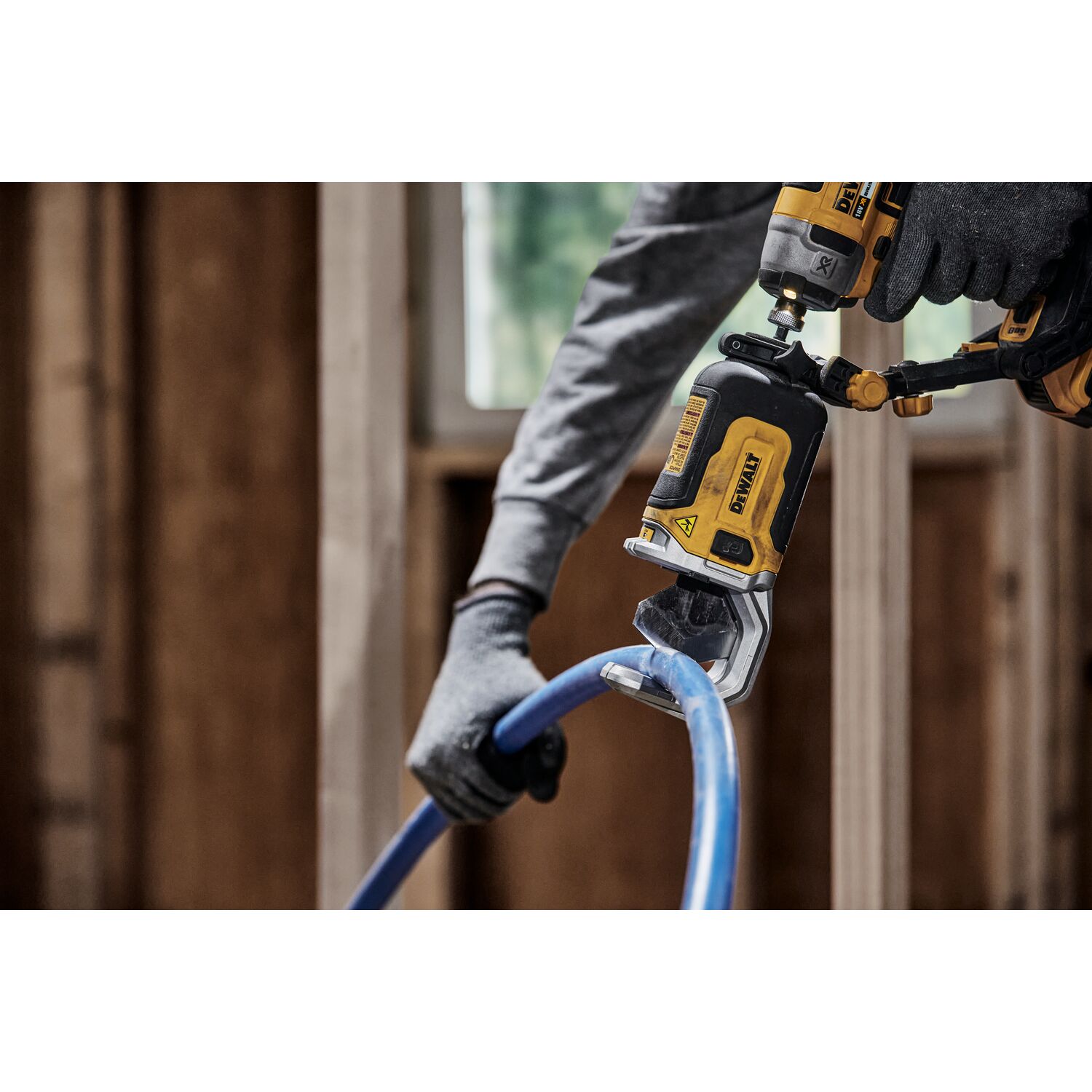 Klippur á Impact vél fyrir PVC og PEX