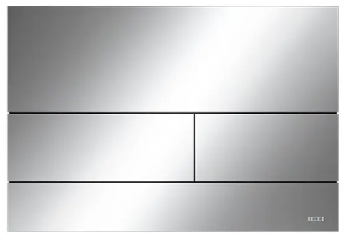 TECE Square II Hnappur Króm