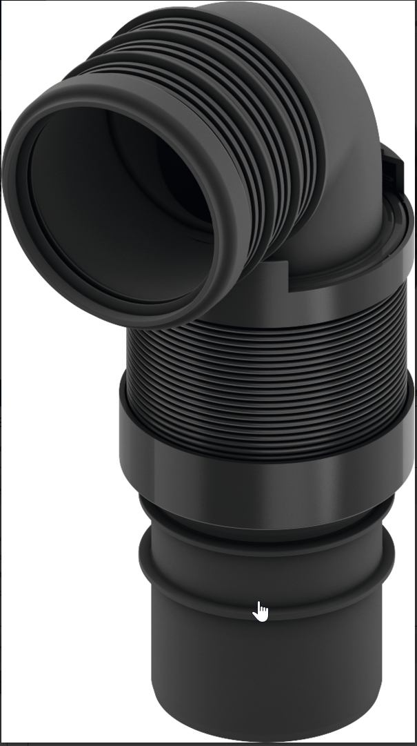 TECE WC Beygja Flex 90mm