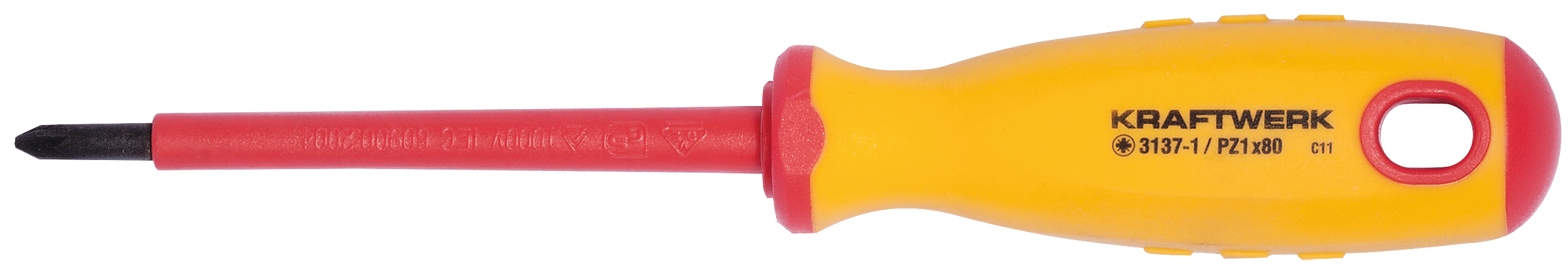 Skrúfjárn 1000V PZ1