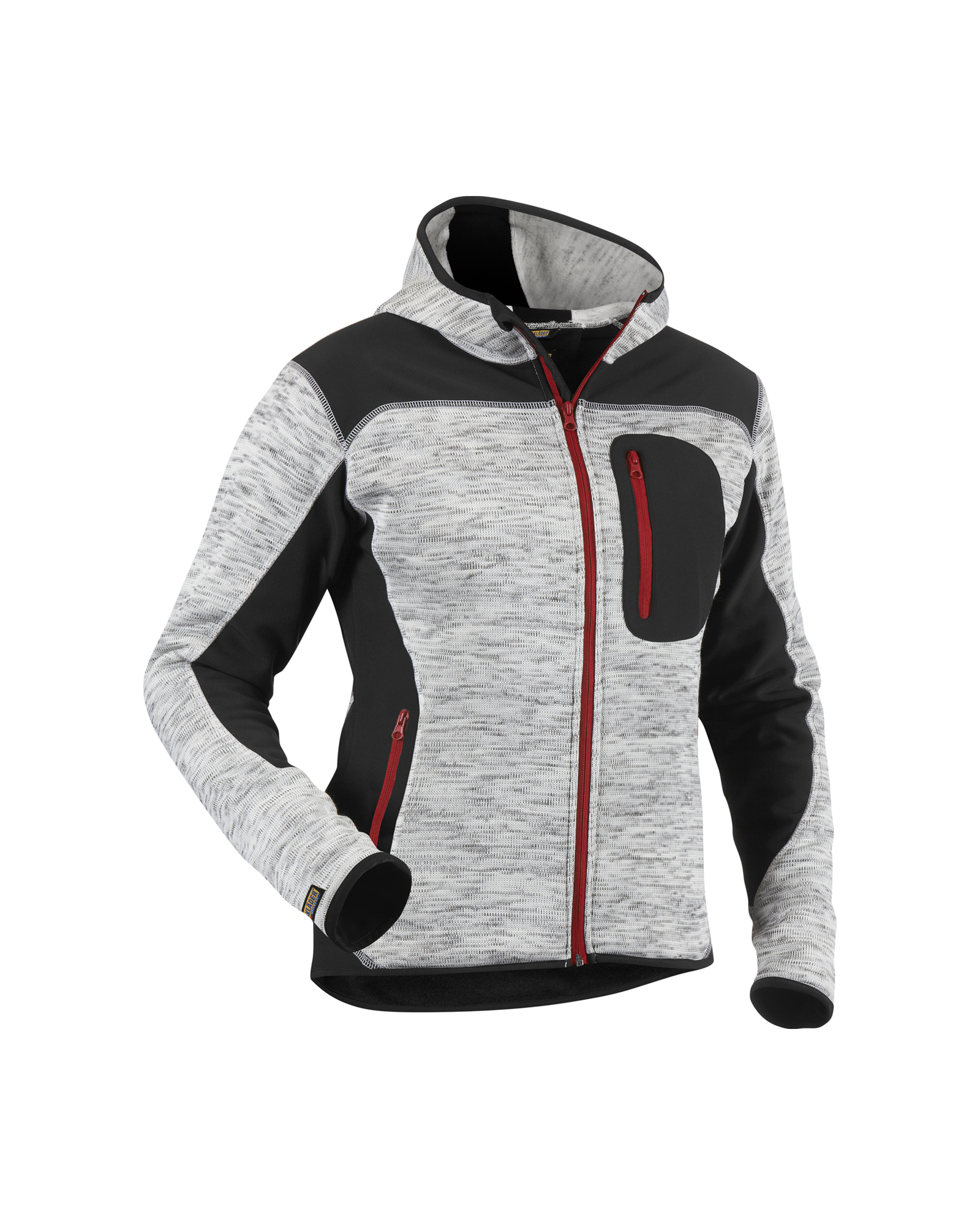 KV.HETTUJAKKI GRÁR/SVARTUR L