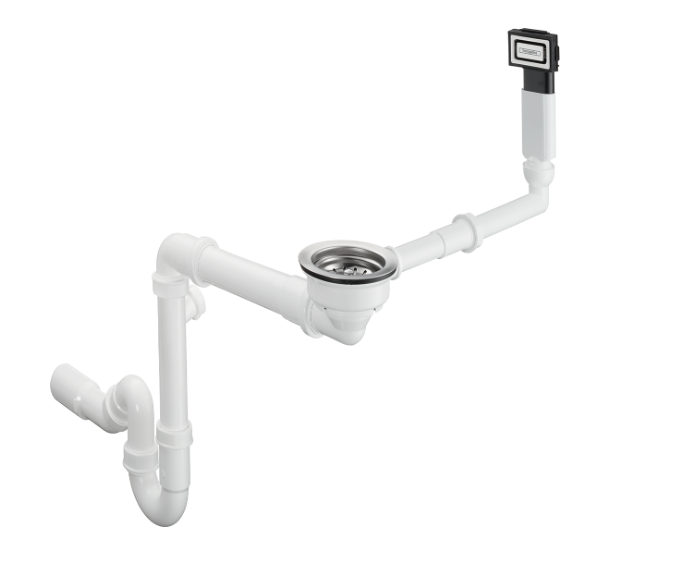 Hansgrohe botnventlasett fyrir graphit vaska