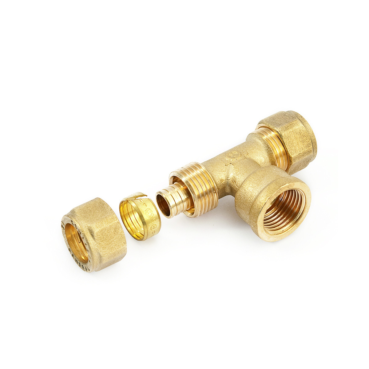 pex-M.té 22x3/4x22 veggþ.  3,0