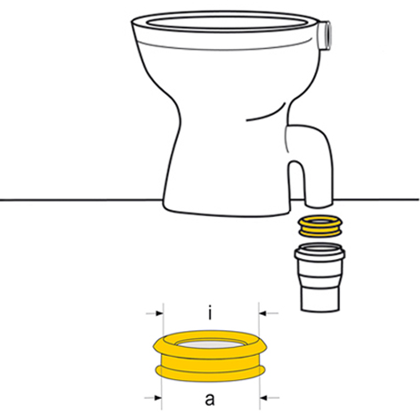 WC-Gúmmí NW100 hvítt