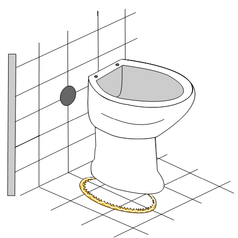 WC borði art.7284 Otto Haas