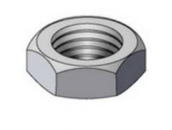 Stálró M12 Þunn. DIN936