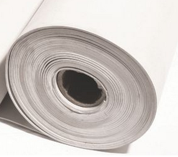 Matvæla gúmmí 3mm hvítt/140cm