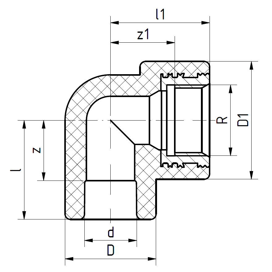 PPr FS M-Hné 32 x 1/2" Rautt