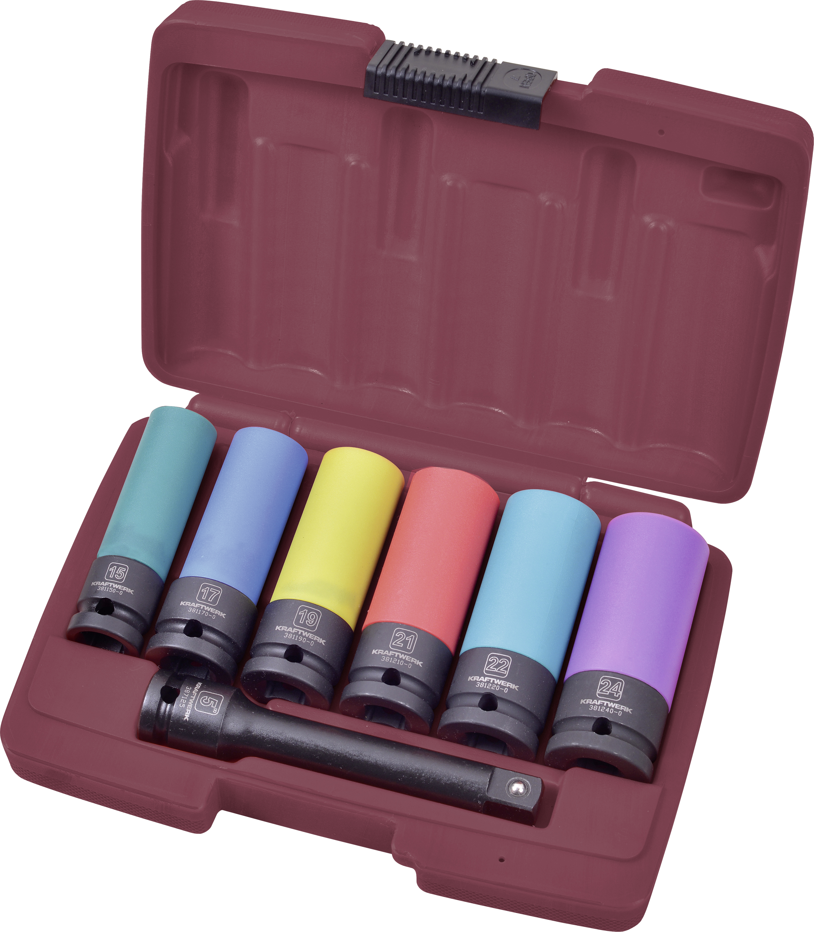 Toppasett hertir 1/2"  6 stk djúpir 