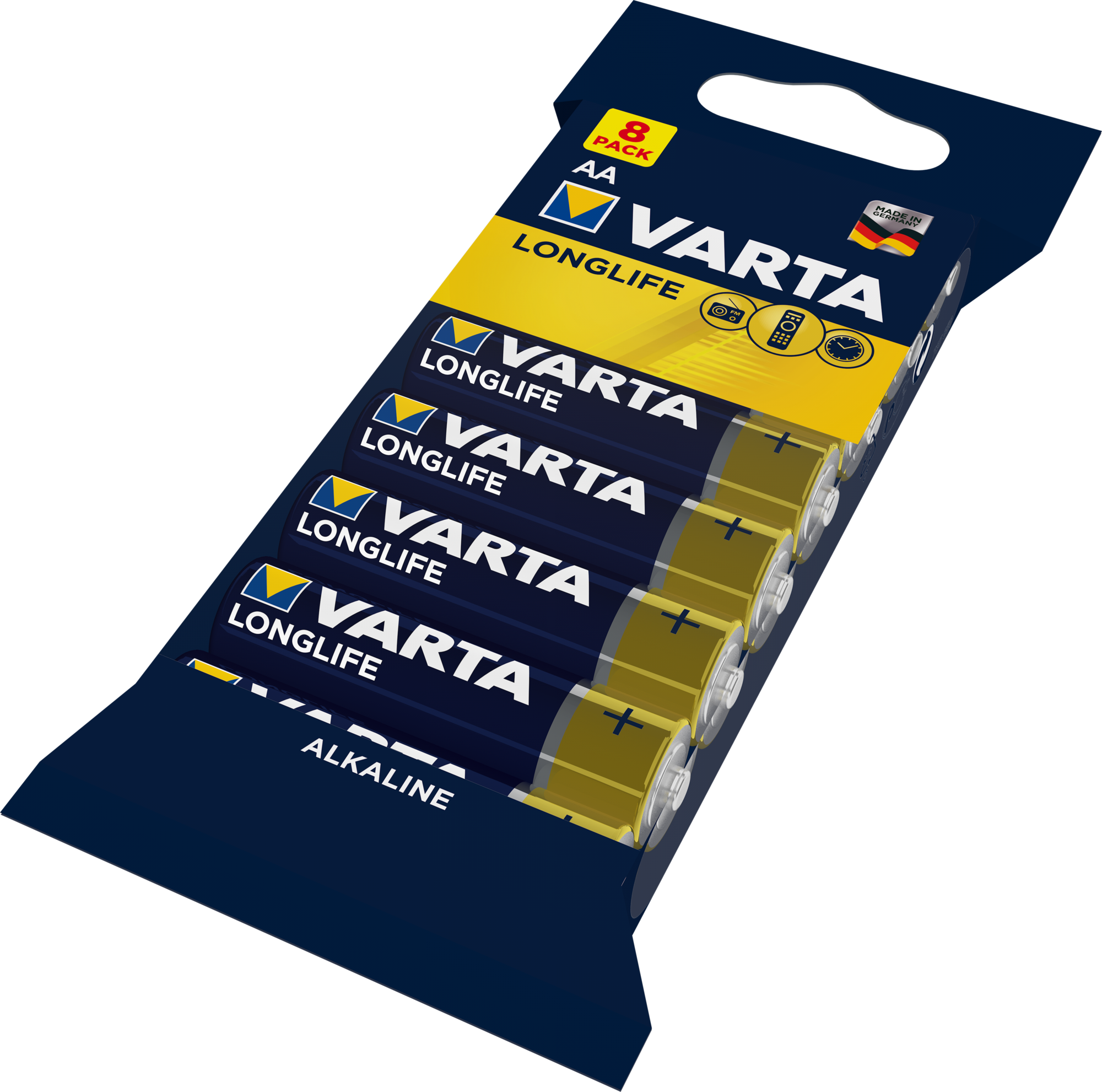 Rafhlöður AA 8 stk í pk.