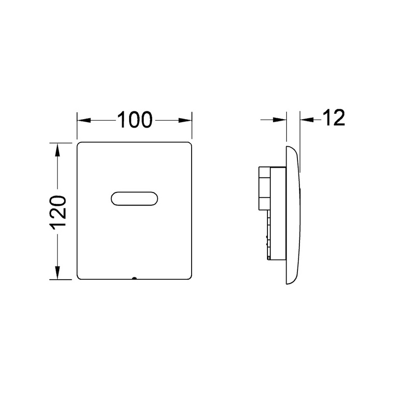Tece Urinal electronic 230/12 hvítt