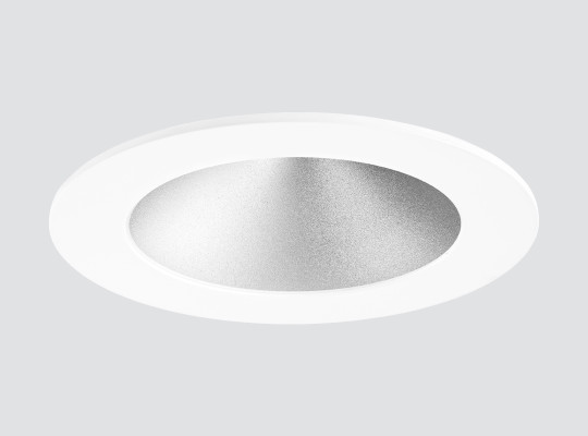 Shallow Downlight 24W Svartur DALI 830 3542lm Gatmál: 190mm Hæð : 50mm