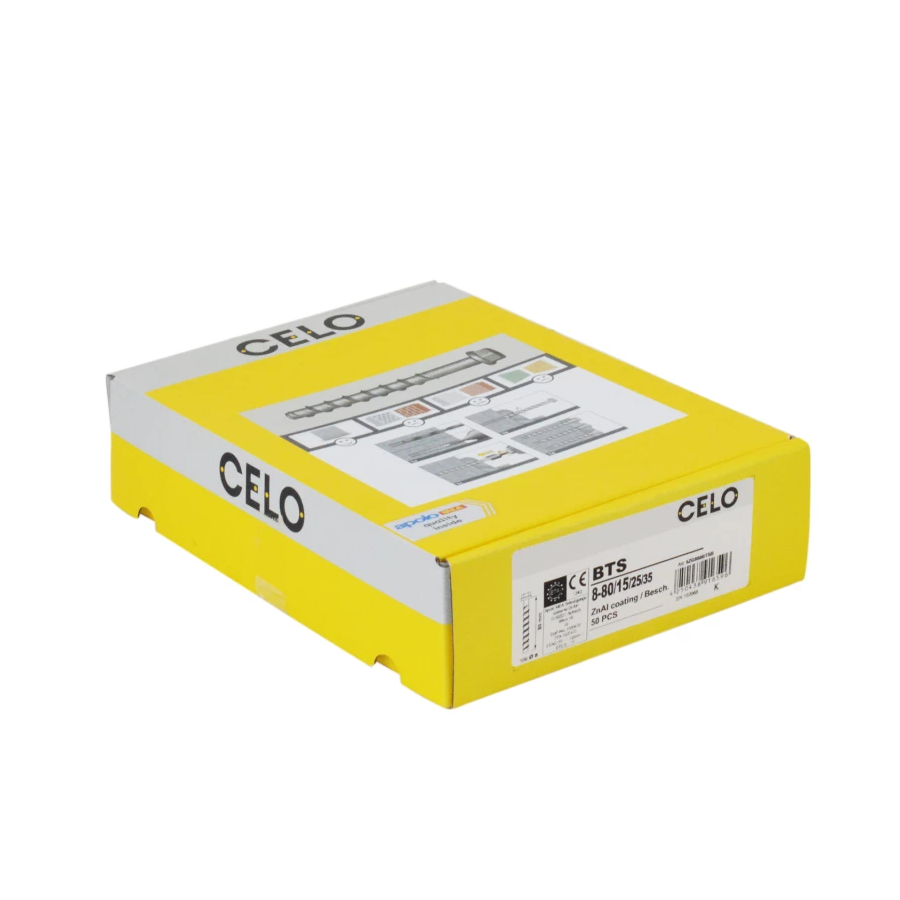 Múrskrúfa - 8-70/5 SW13 Zink flaked