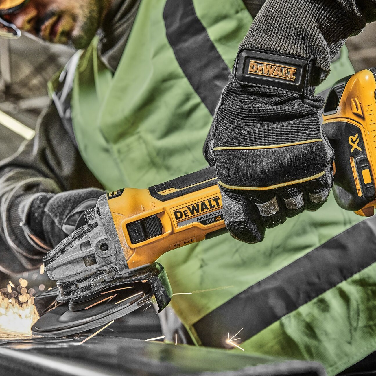 Slípirokkur 18V XR 125mm 2X5,0Ah powerstack