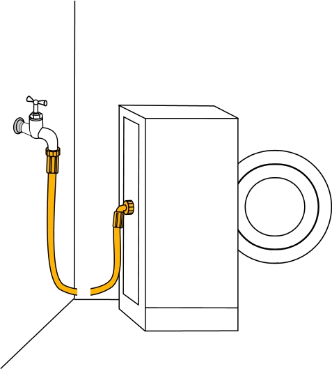 Þv-Slanga f/Heitt Pn.20 b 2,5m