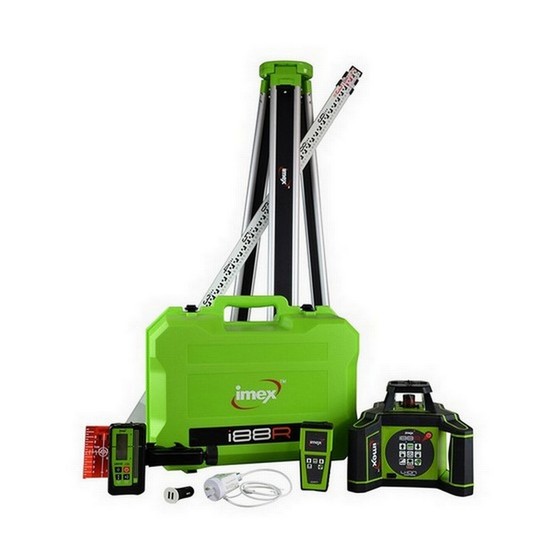 Laser sjálfstillandi lárétt/Lóðrétt.  Sett með þrífót,stiku og móttakara