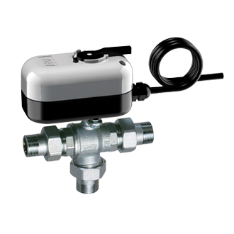 Mótorloki 3-Way 1" m/union 230v 8s opnun