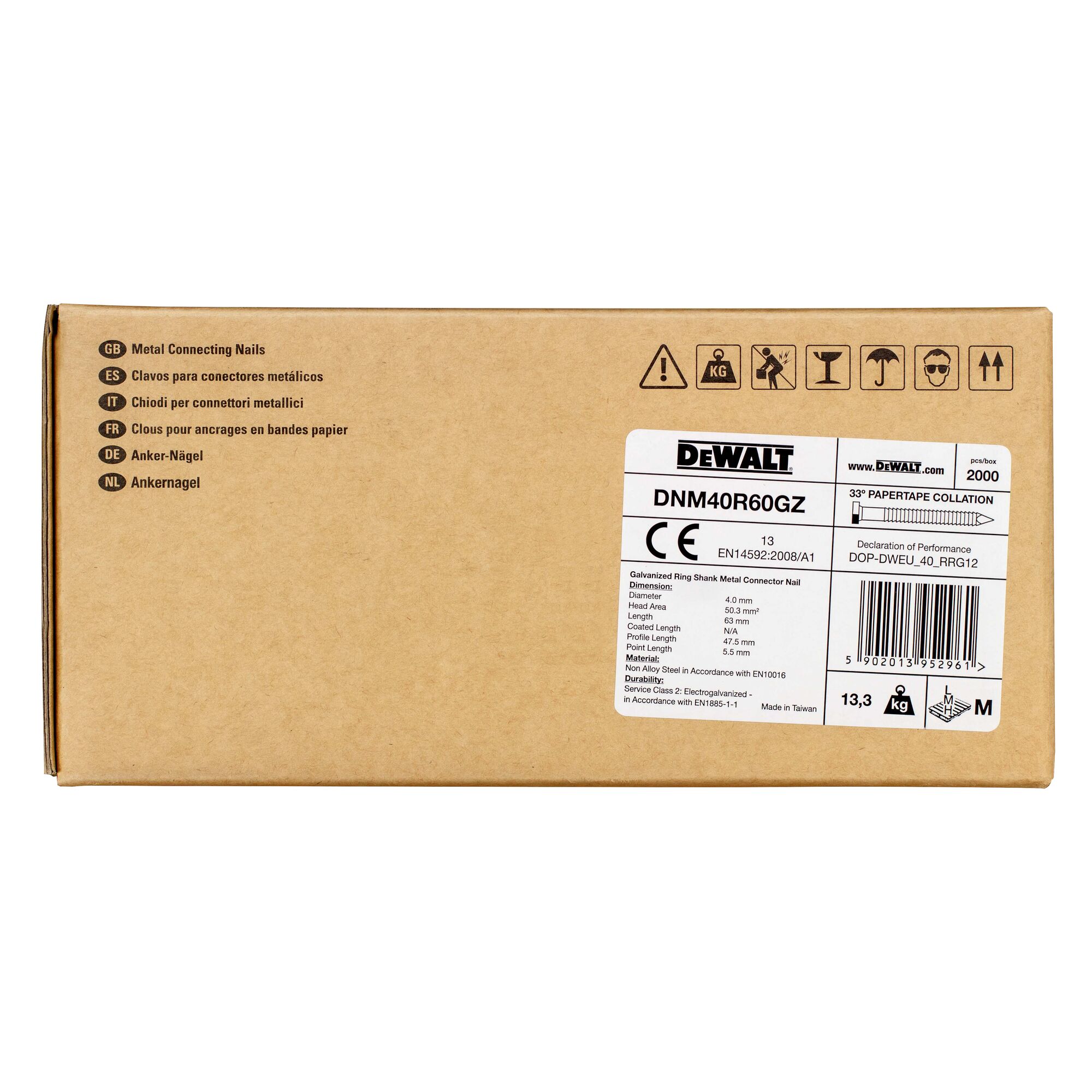 Kambsaumur 4,0 x 60 mm