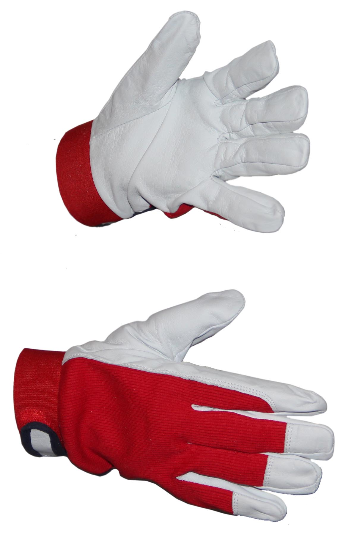 VINNUVETTL.GRÁIR M/VELCRO