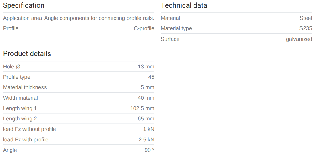 VINKILL 65x103x6 IB403