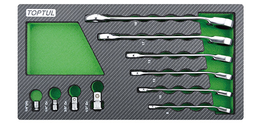 Bakki í skáp - Skralllyklar (Carbon)