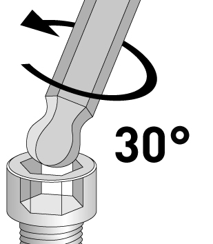 Sexkantur 12mm  m/kúlu XXL