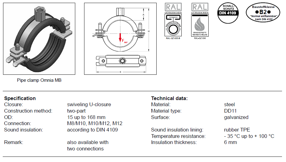 Röraf.Omnia 159-163 EPDM 10/12