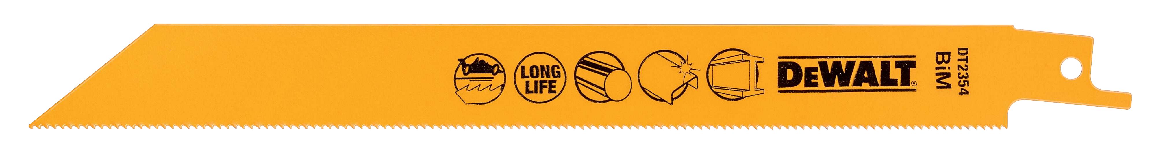 Sverðsagarblað L:203mm Stál