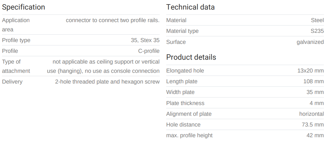 Mefa lárétt samsetning f/brautir 35