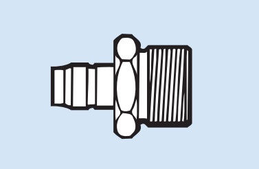 Nip  Ergo15 UG 3/8" M10 BSP