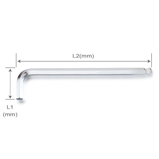 Sexkantur 1,5mm - M/ Kúlu