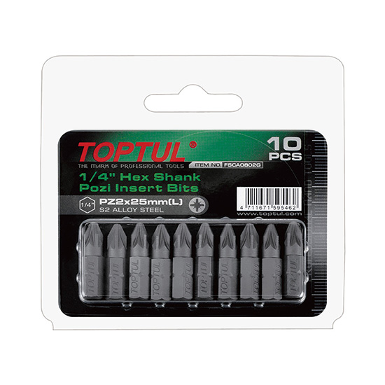 Skrúfbiti PZ 2 - 10 stk í pk