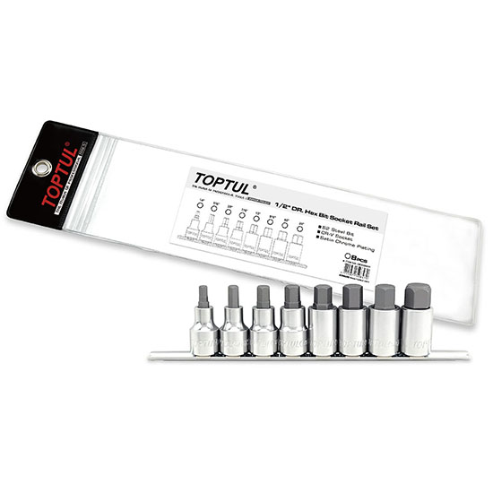 Toppasett sleða 1/2" 6K Tomma