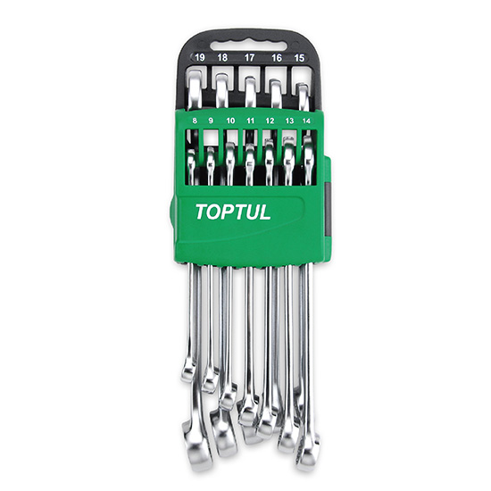 Fastlyklasett 12 stk. 8 - 19mm