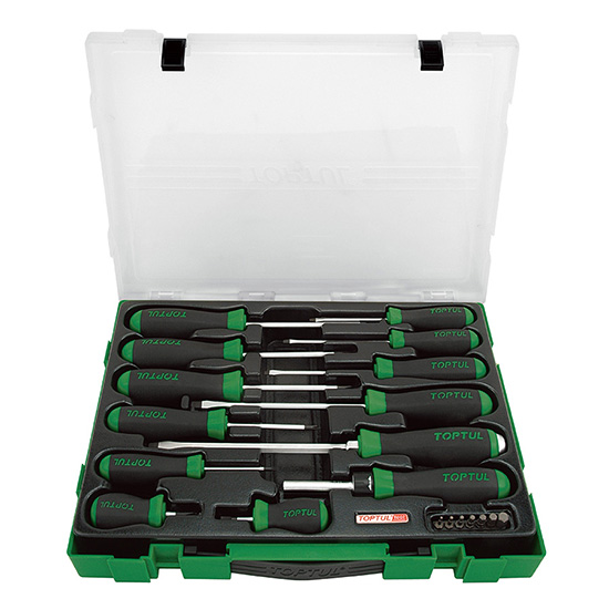 Skrúfjárns og bitasett 20 stk