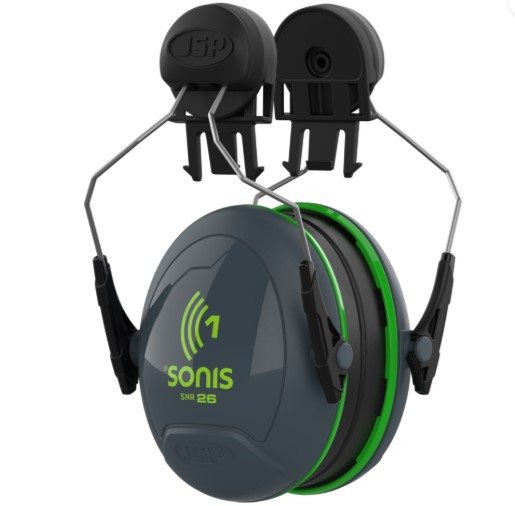 Heyrnahlífar Sonis1 (SNR 26dB) grænar f. hjálma