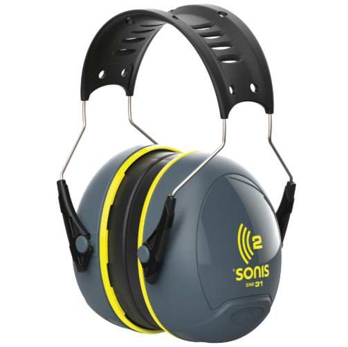 Heyrnahlífar Sonis2 (SNR 31) grá/gular