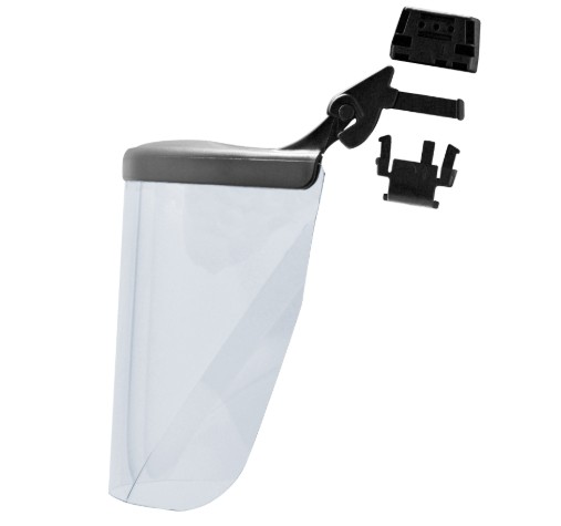 Ljósbogahlíf á öryggishjálm