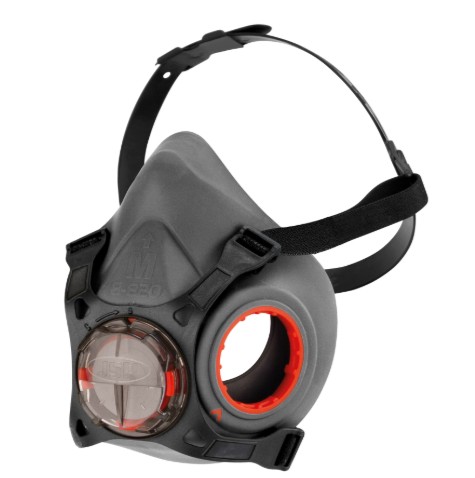 Force 8 Halfmask M TPEGrey/Red