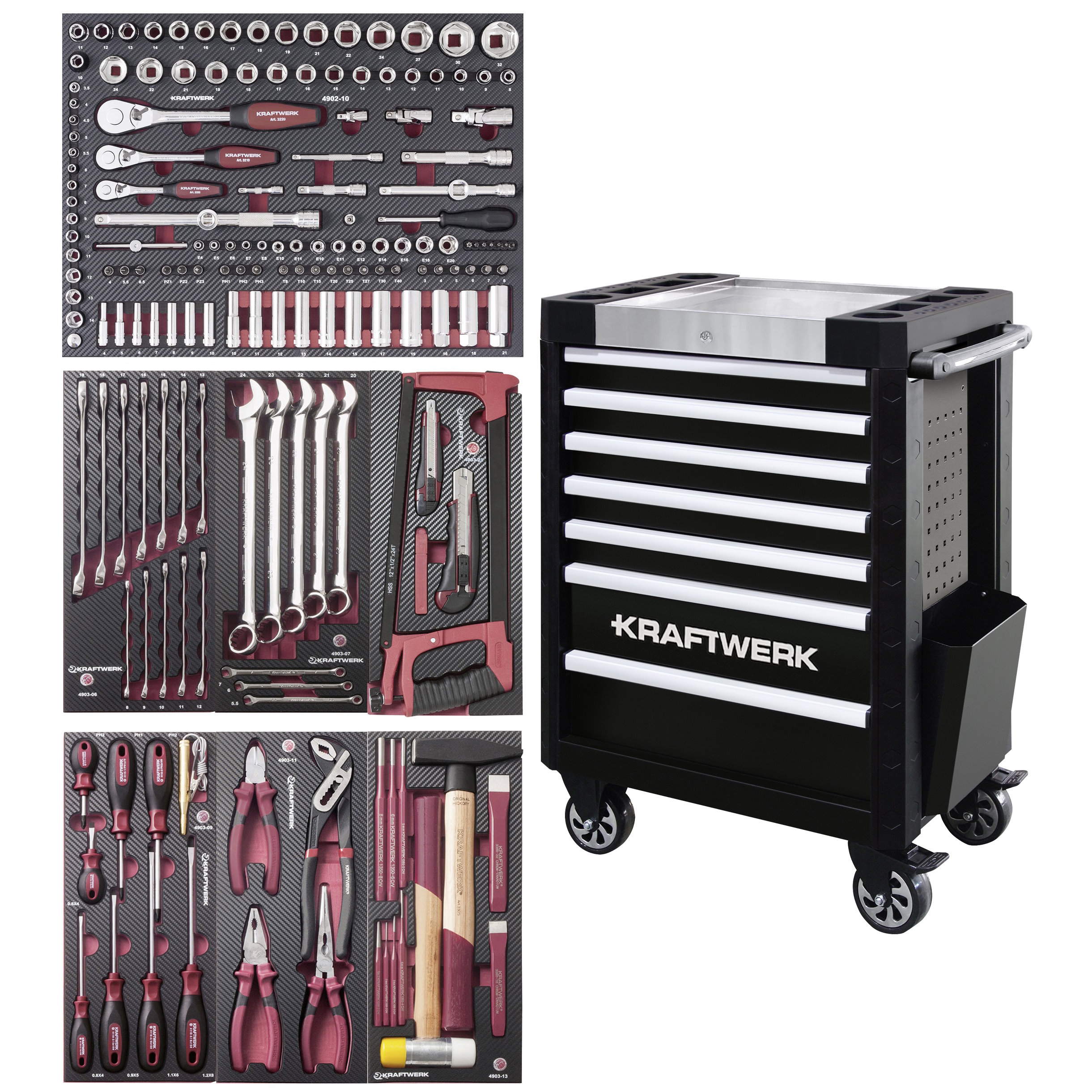 Verkfæravagn 188 stk