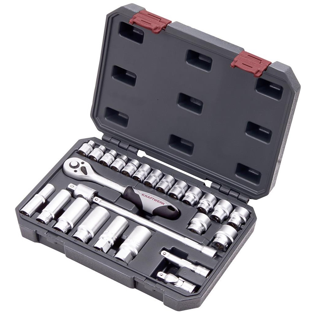 Topplyklasett 3/8" 26 stk