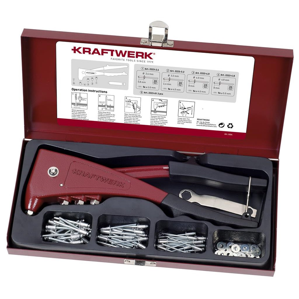 Hnoðtöng + Hnoð  ( SETT )