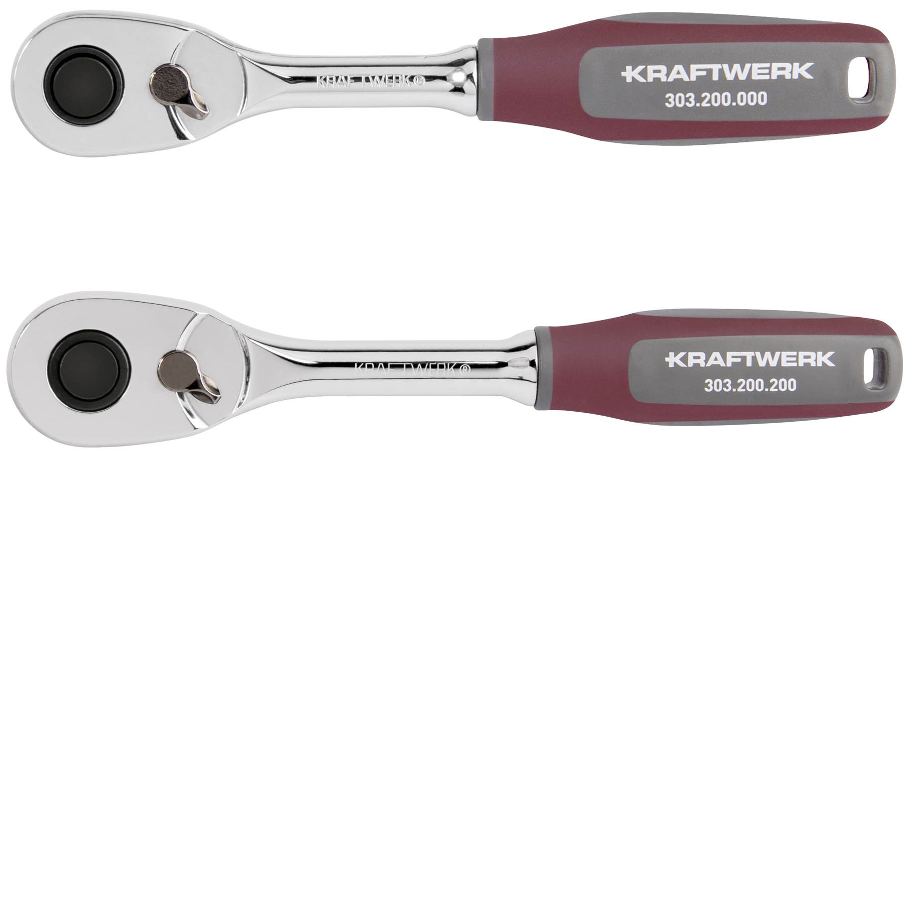 Skrall 1/4" og 1/2" ergokraft saman í pakka