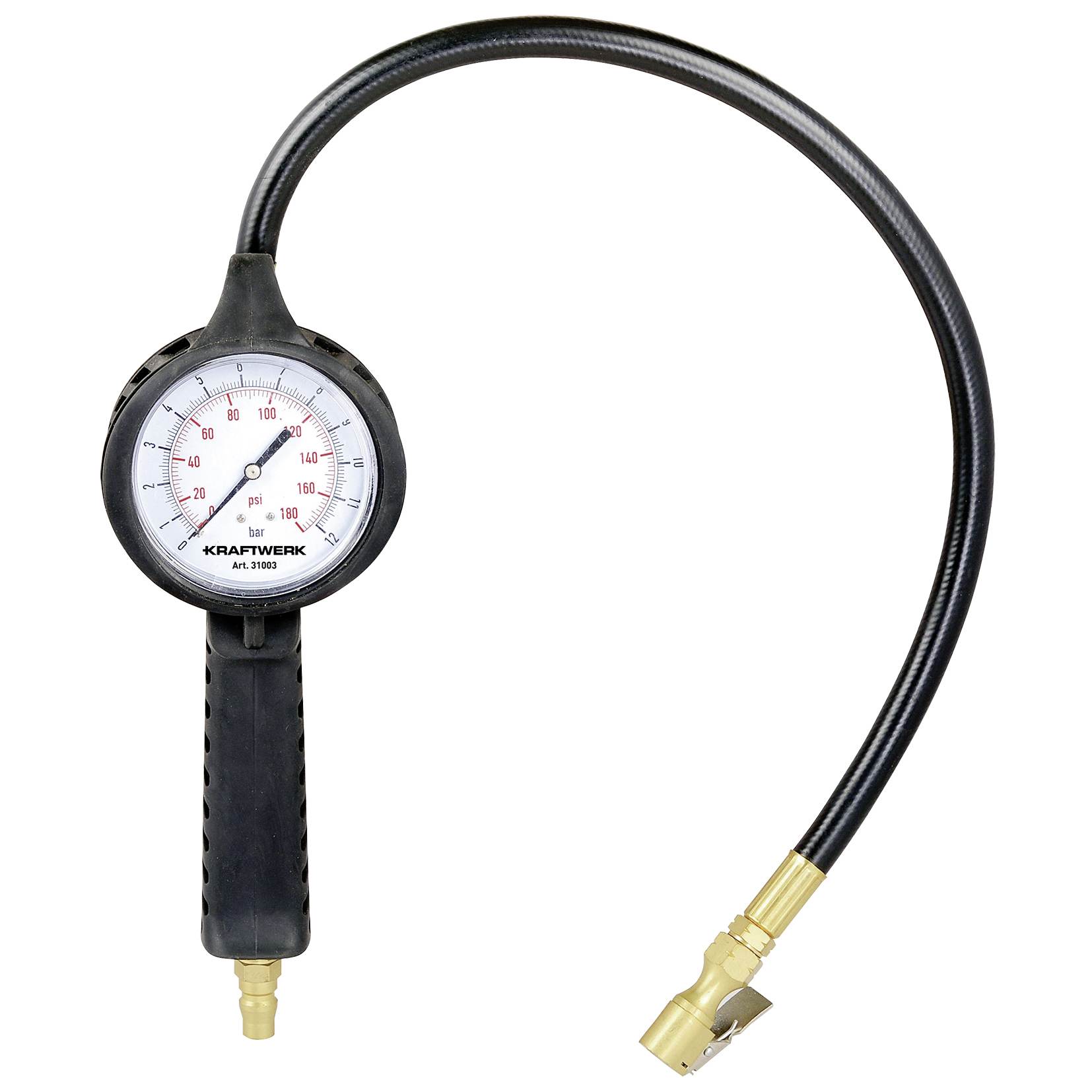 Loftmælir dekkja 0-12 bar