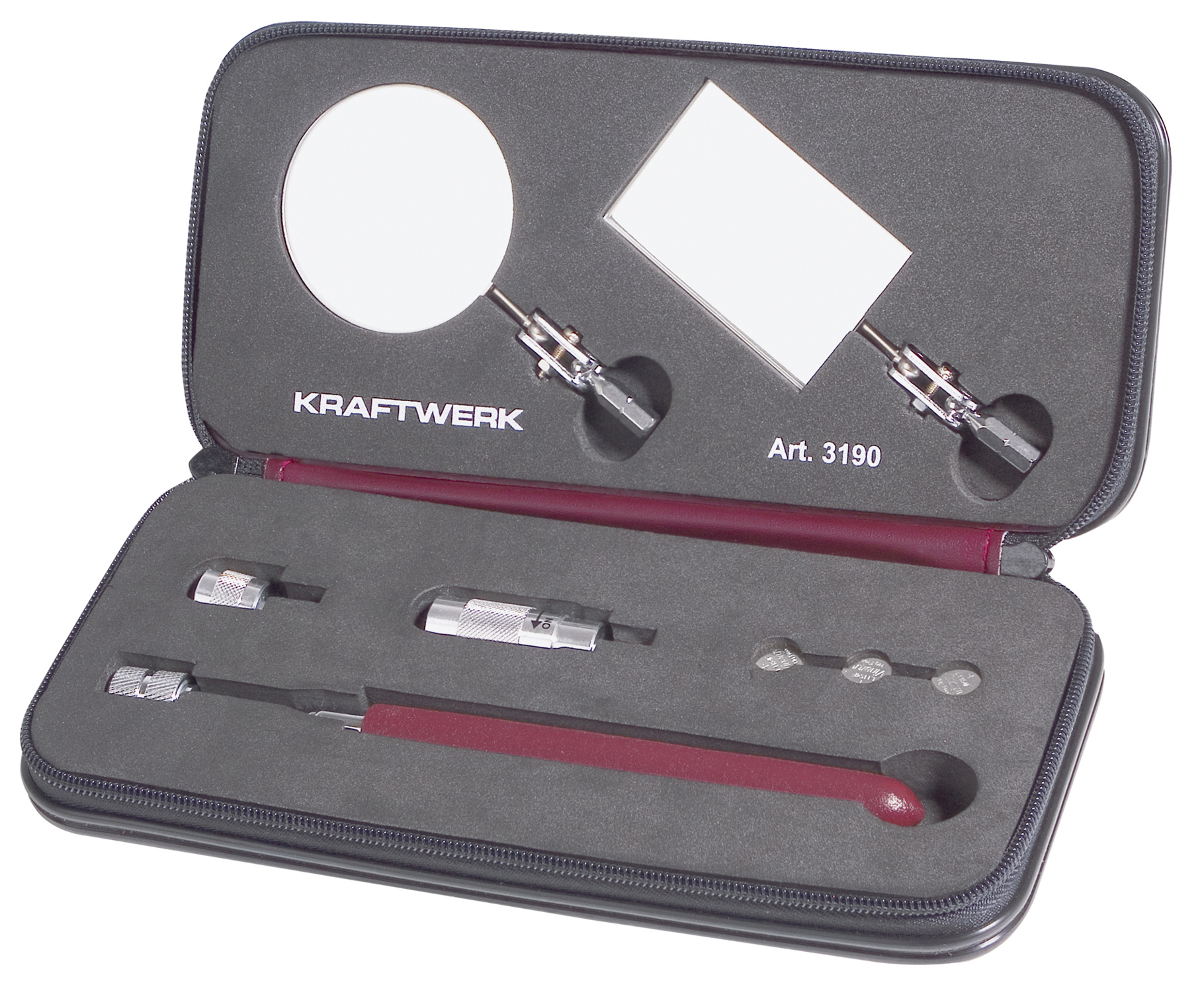 Segullpenni spegill, ljós Sett