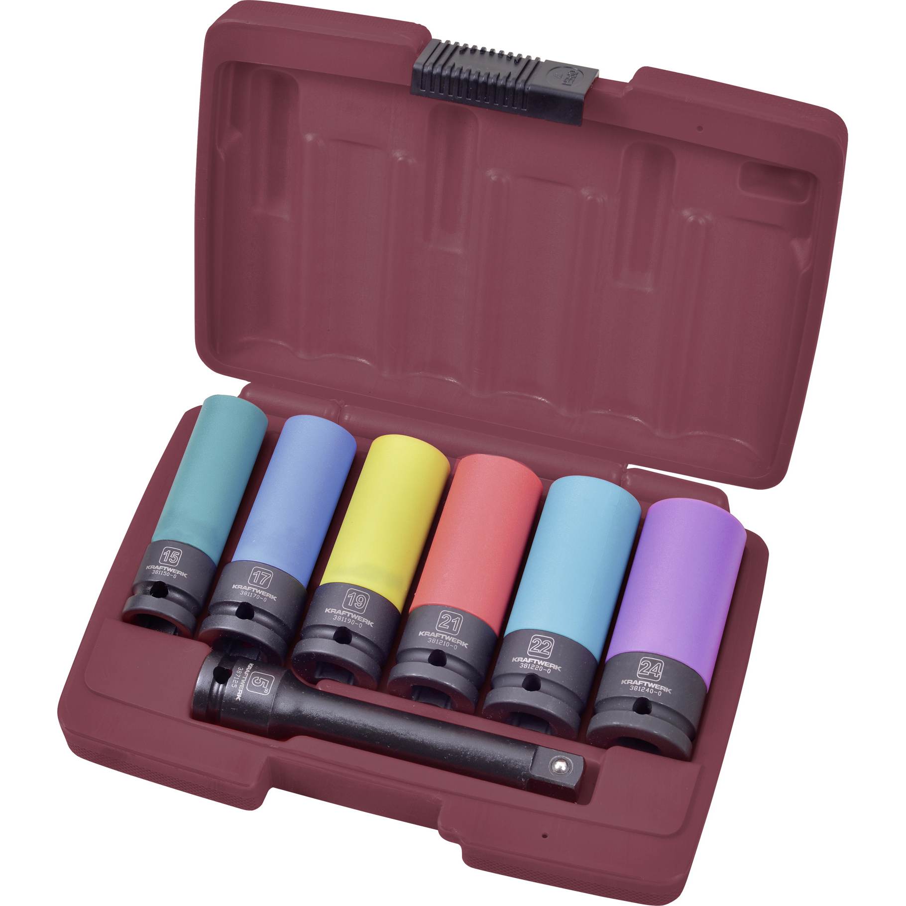 Toppasett hertir 1/2"  6 stk djúpir 