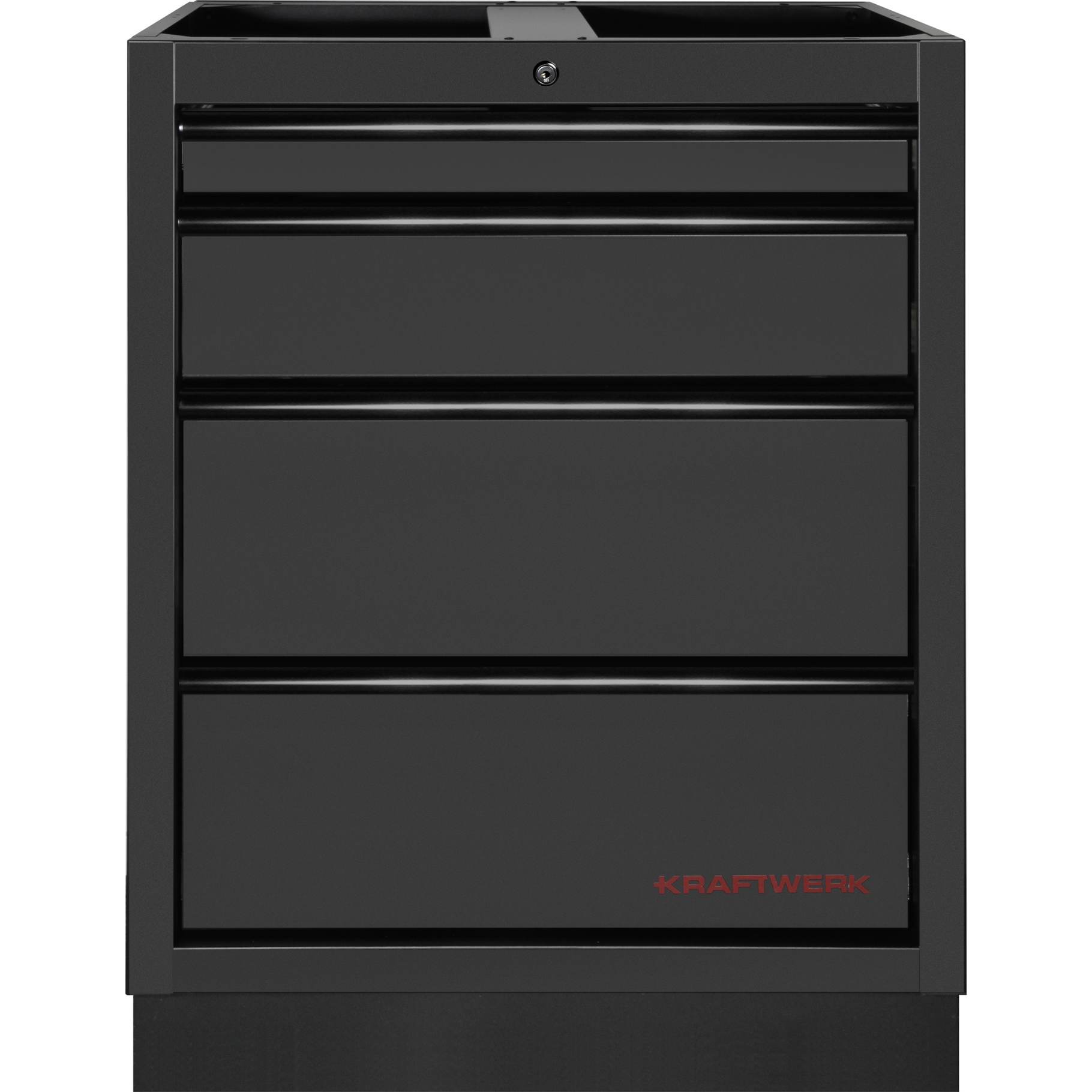 Verkfæraskápur 4 skúffur Mobilio, svartur