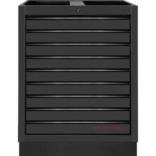 Verkfæraskápur 9 skúffur Mobilio, svartur