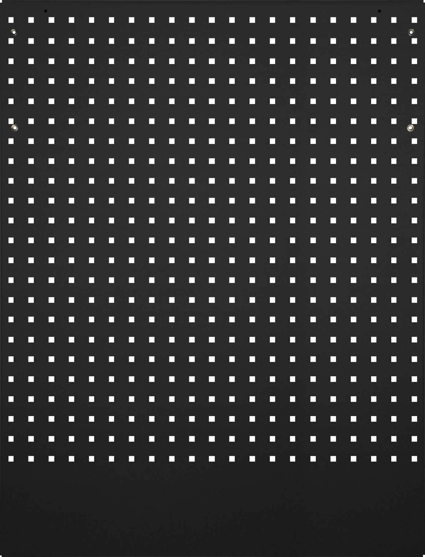 Gataplata Svört 800 x 1052 mm ferk.göt fyrir hornskáp